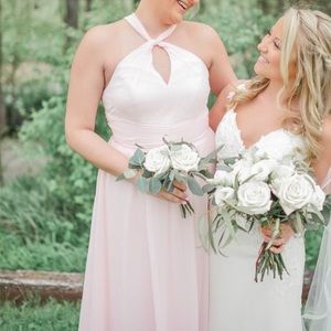 AZAZIE A10 BLUSH PINK DRESS